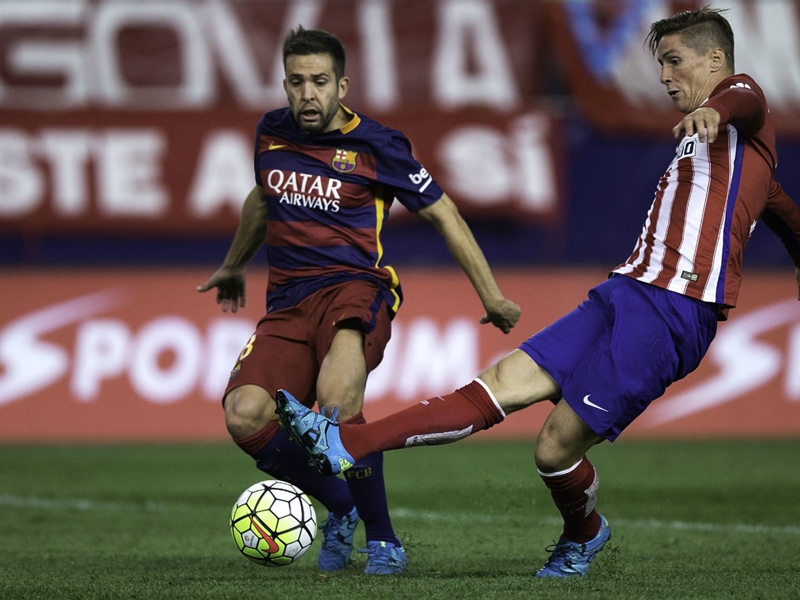 Jordi Alba out of Barcelona squad for Las Palmas clash