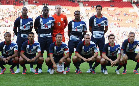 Team GB v Brazil, Team GB line up