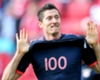 Lewandowski has scored 101 goals in 168 games in the Bundesliga. No other foreign player has reached the mark of 100 goals in less time.