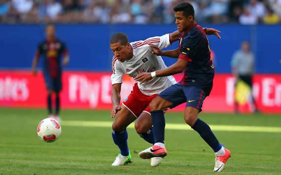 Jeffrey Bruma; Alexis Sanchez - Hamburger SV v FC Barcelona