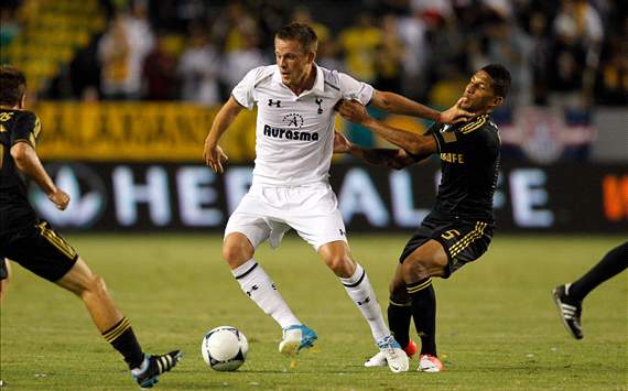 Gylfi Sigurdsson, Sean Franklin; Tottenham - Los Angeles Galaxy