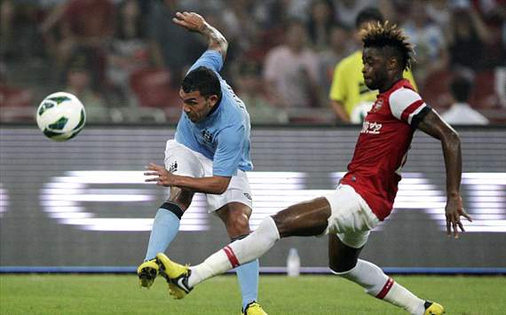 tevez vs arsenal china