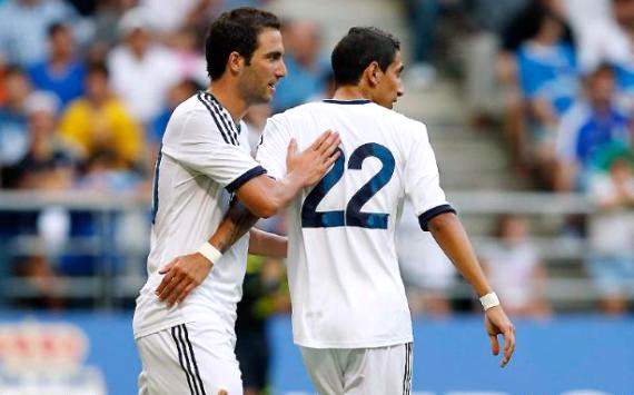 Real Madrid - Gonzalo Higuaín y Ángel di María