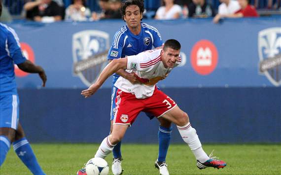 Kenny Cooper, New York Red Bulls; Alessandro Nesta, Montreal Impact; MLS