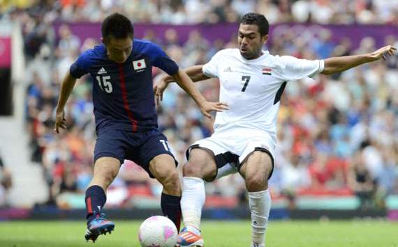 Ahmed Fathi in Egypt under 23 Vs Japan under 23 @ London 2012