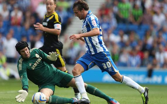 Petr Cech - Will Buckley, Brighton & Hove Albion v Chelsea - Pre Season Friendly