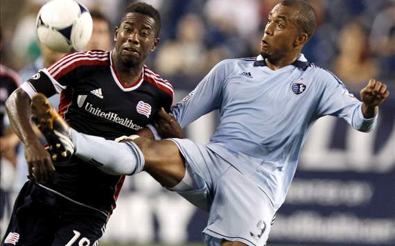 Clyde Simms, Teal Bunbury; New England Revolution - Sporting Kansas City