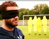 HD Juan Mata blindfolded