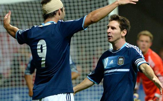 Germany v Argentina - International Friendly, Higuain and Messi