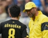 Ilkay Gundogan and Jurgen Klopp with Borussia Dortmund