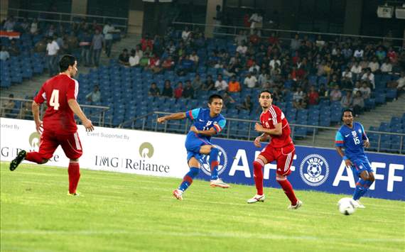 Sunil Chhetri, India vs Syria, Nehru Cup 2012