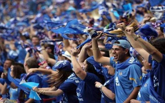 Aficionados (supporters) del Getafe