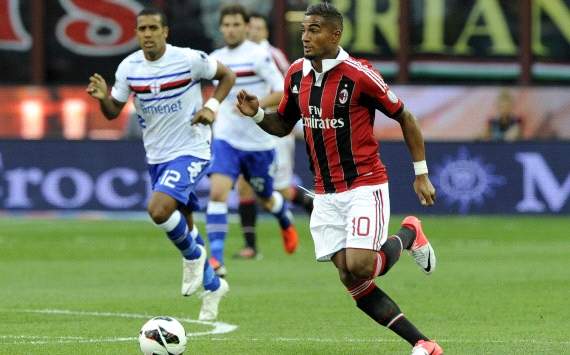 Kevin Prince Boateng in AC Milan-Sampdora