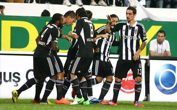 STSL: Beşiktaşlı oyuncuların gol sevinci
