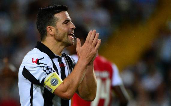 Antonio Di Natale (U) - Udinese-Braga - Champions League (Getty Images)