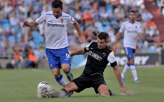 Helder Postiga, Jeremy Toulalan - Zaragoza v Málaga