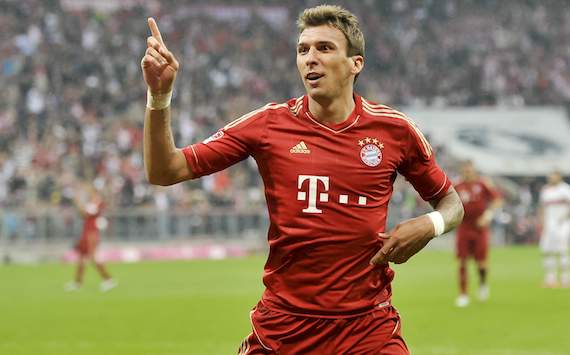 Grund zum Jubeln: FCB-Angreifer Mario Mandzukic