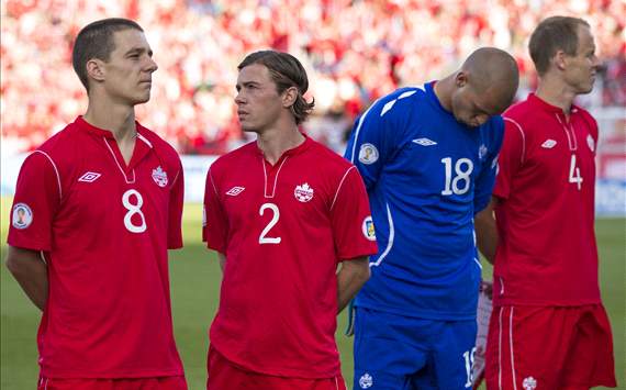 Will Johnson, Nik Ledgerwood, Milan Borjan, Kevin McKenna - Canada