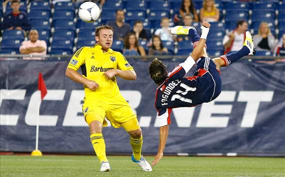 Chris Birchall, Columbus Crew; Diego Fagundez, New England Revolution; MLS