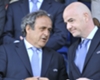 UEFA president Michel Platini and general secretary Gianni Infantino