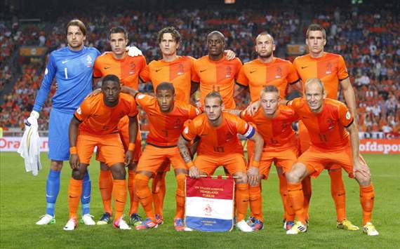 Netherlands squad, Netherlands - Turkey