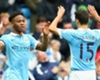 Manchester City forwards Raheem Sterling and Jesus Navas