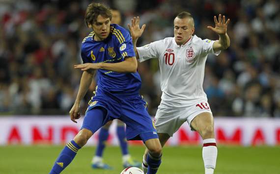 WCQ 2014, ENG v UKR, Denys Garmash, Tom Cleverley