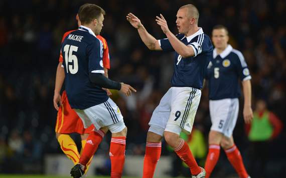 WCQ 14 - Scotland vs Macedonia, Kenny Miller & Jamie Mackie