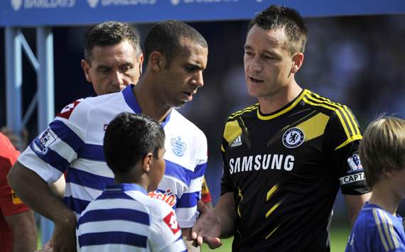 EPL - QPR vs Chelsea,John Terry & Anton Ferdinand