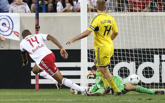 Thierry Henry, New York Red Bulls; Andy Gruenebaum, Chad Marshall, Columbus Crew; MLS