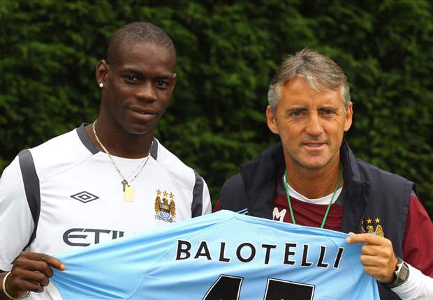 ANG - Mancini aime Balotelli