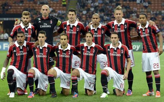 Ac Milan starting line-up