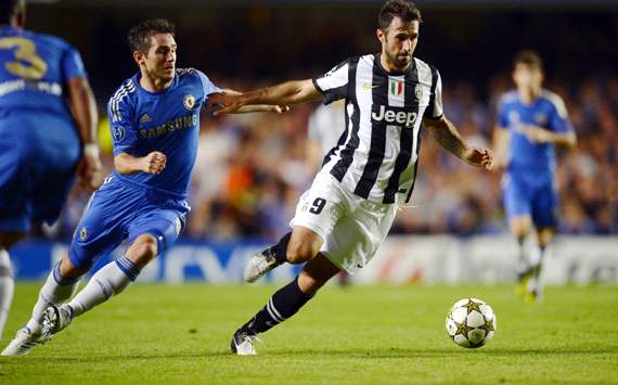 Lampard & Vucinic - Chelsea-Juventus - Champions League