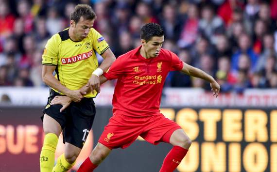 Europa League - YOUNGBOYS-LIVERPOOL, Nuri Sahin and Elsad Zverotic