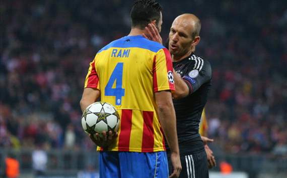 Adil Rami - Arjen Robben - Bayern Munich - Valencia