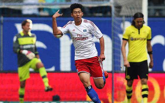 Son Heung-Min, Dortmund v Hamburger (Bundesliga)
