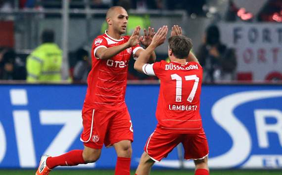 FC Schalke 04 gegen Fortuna Düsseldorf, Dani Schahin; Andreas Lambertz