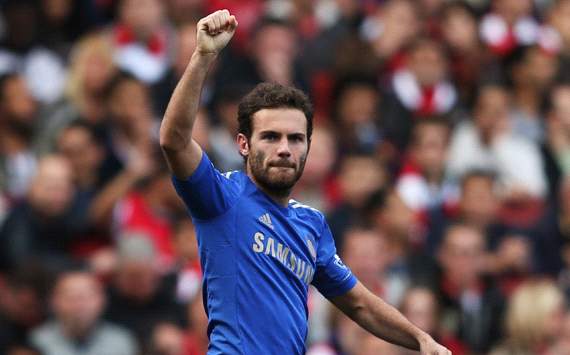 EPL: Juan Mata, Arsenal v Chelsea
