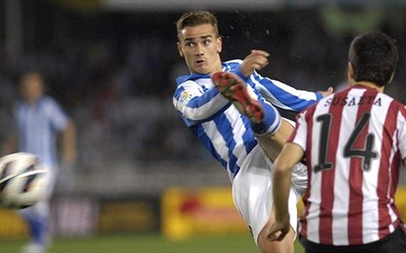 Griezmann y Susaeta, Real Sociedad - Athletic