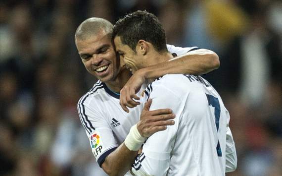 Pepe and Ronaldo - Real Madrid-Deportivo La Coruña