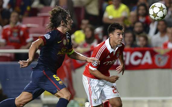 Carles Puyol, Nico Gaitan, Benfica, Barcelona