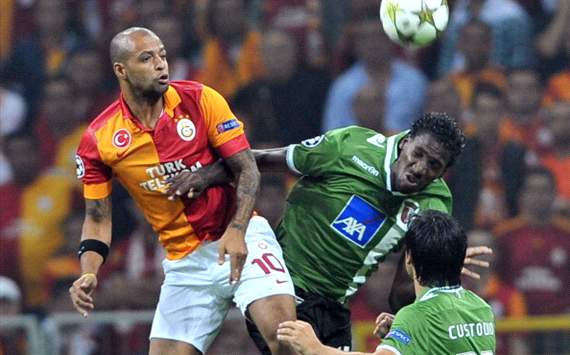 UCL: Galatasaray vs Braga - Felipe Melo - Douglao