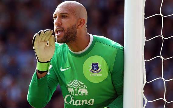 EPL; Tim Howard; West Bromwich Albion v Everton