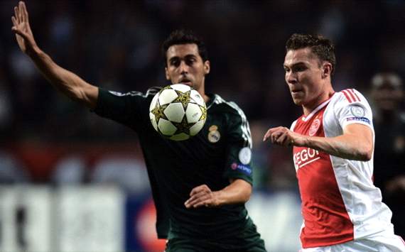 Alvaro Arbeloa vs Derk Boerrigter, Ajax - Real Madrid