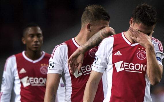 Ajax na de nederlaag tegen Real Madrid