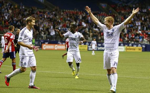 Jordan Harvey, Gershon Koffie, Barry Robson - Vancouver Whitecaps