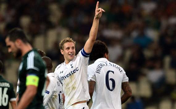 UEFA Europa League, Panathinaikos v Tottenham, Michael Dawson
