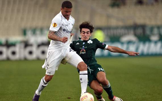 UEFA Europa League, Panathinaikos v Tottenham, Lazaros Christodoulopoulos, Kyle Walker