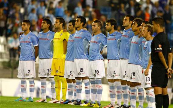 Celta de Vigo squad at Balaidos