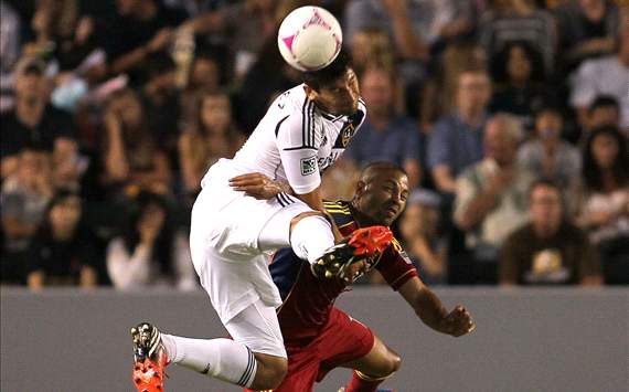 Omar Gonzalez, LA Galaxy; Alvaro Saborio, Real Salt Lake; MLS